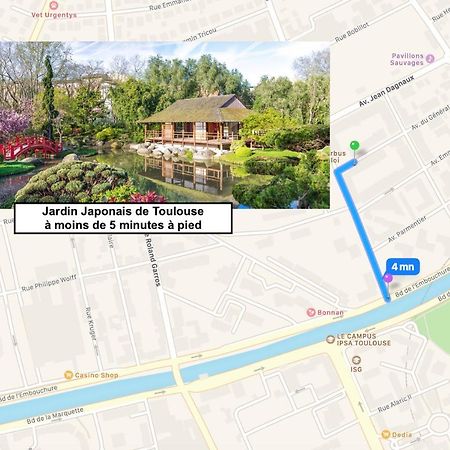 Appartement Le Saint Eloi - Studio avec parking Toulouse centre Extérieur photo